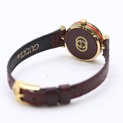 Gucci Sherry Line Quartz Silver Red Dial Watch — view 4