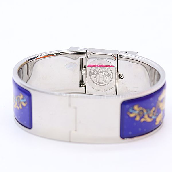 Hermes Location Quartz Cloisonne Silver Dial Watch — view 4