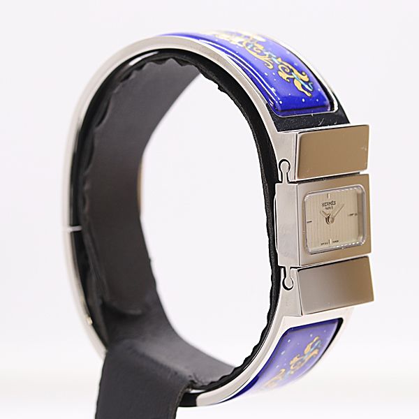 Hermes Location Quartz Cloisonne Silver Dial Watch — view 2