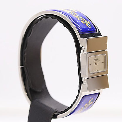 Hermes Location Quartz Cloisonne Silver Dial Watch — view 2