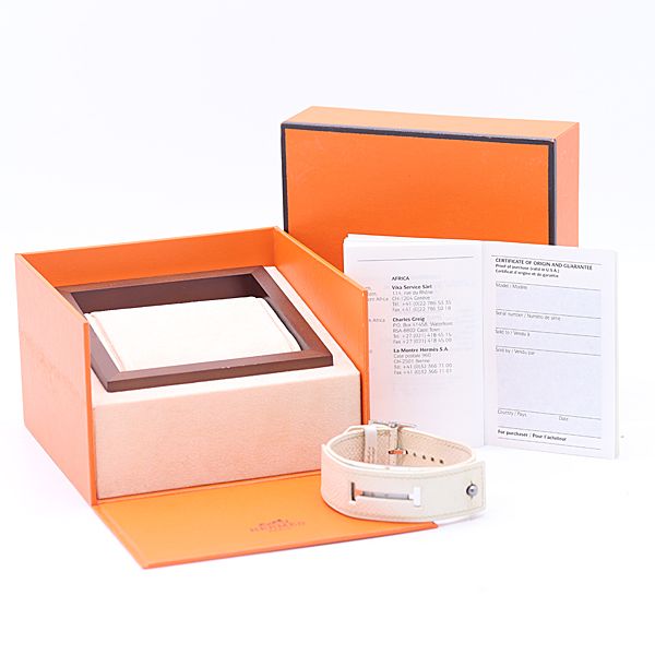 Hermes Cherche Midi Quartz White Push Type Watch — view 6