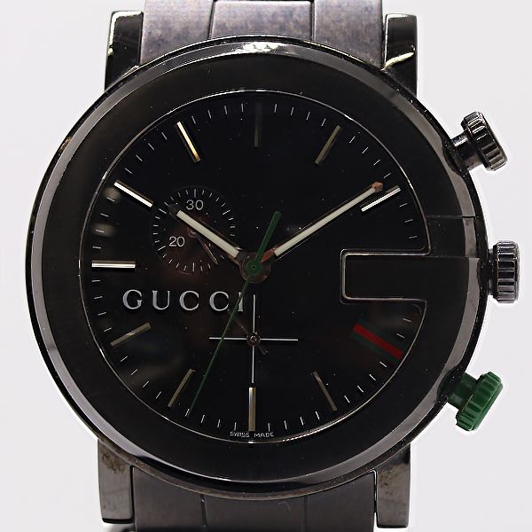 Gucci Chrono Quartz Black Dial Watch