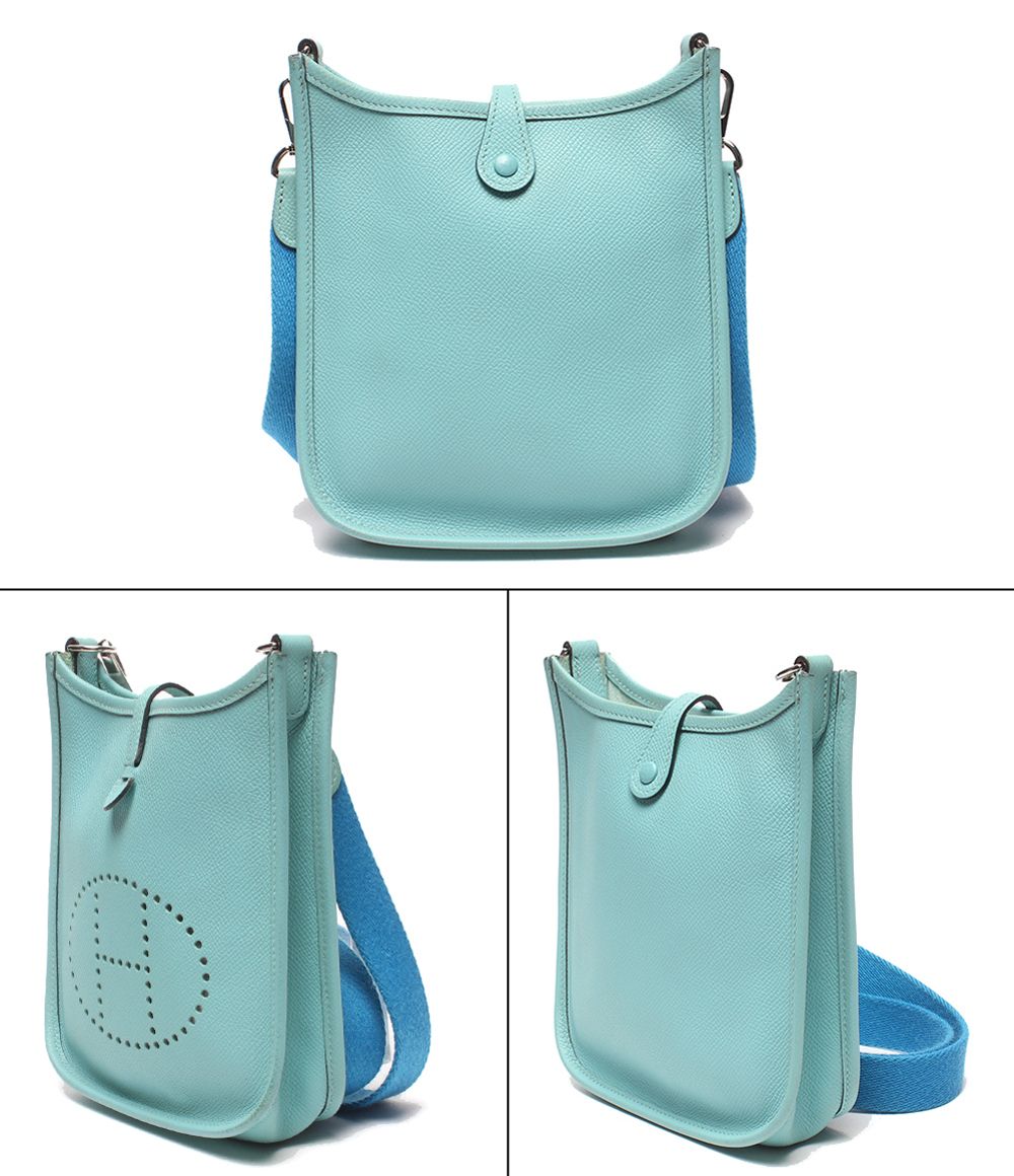 Hermes Shoulder Bag Crossbody Silver Evelyne TPM — view 2