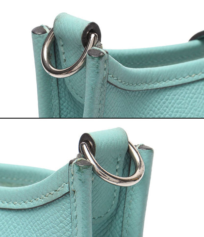 Hermes Shoulder Bag Crossbody Silver Evelyne TPM — view 8