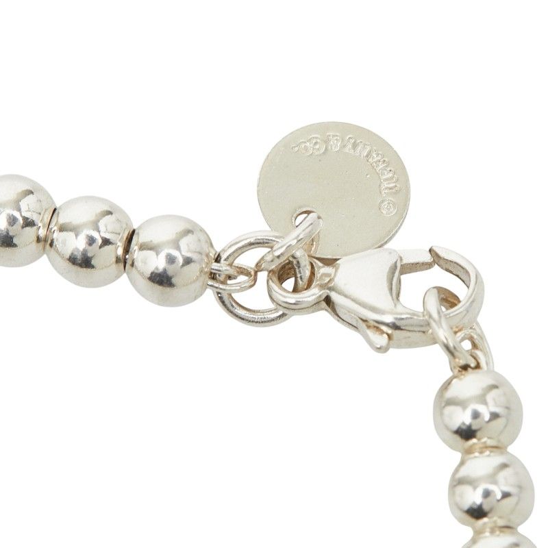 Tiffany & Co Rita Ntu Mini Heart Tag Bracelet Bo-luche-n Silver Cobalt Blue — view 3