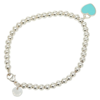 Tiffany & Co Rita Ntu Mini Heart Tag Bracelet Bo-luche-n Silver Cobalt Blue — view 2