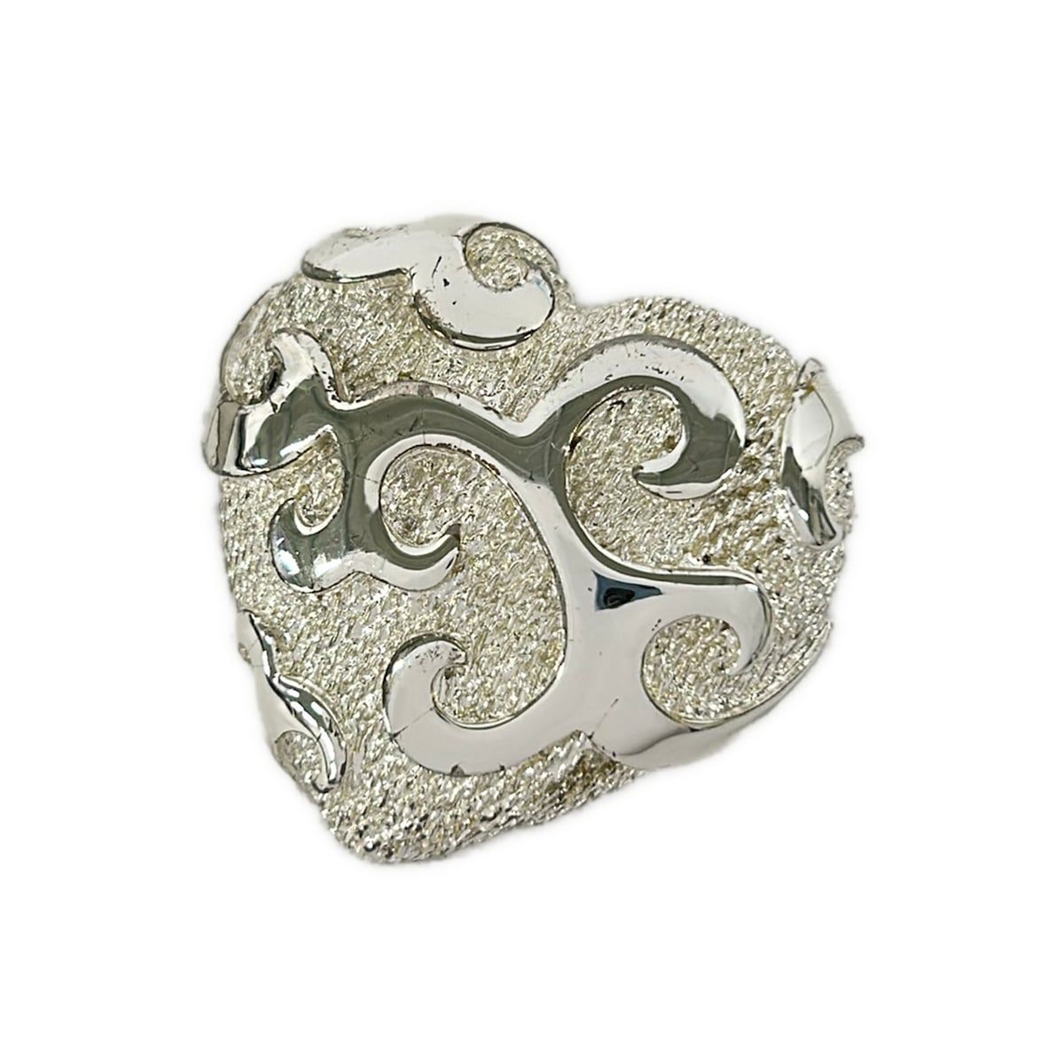 Saint Laurent Yves Brooch Silver