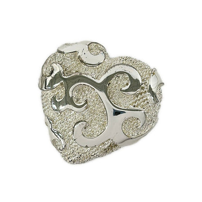 Saint Laurent Yves Brooch Silver