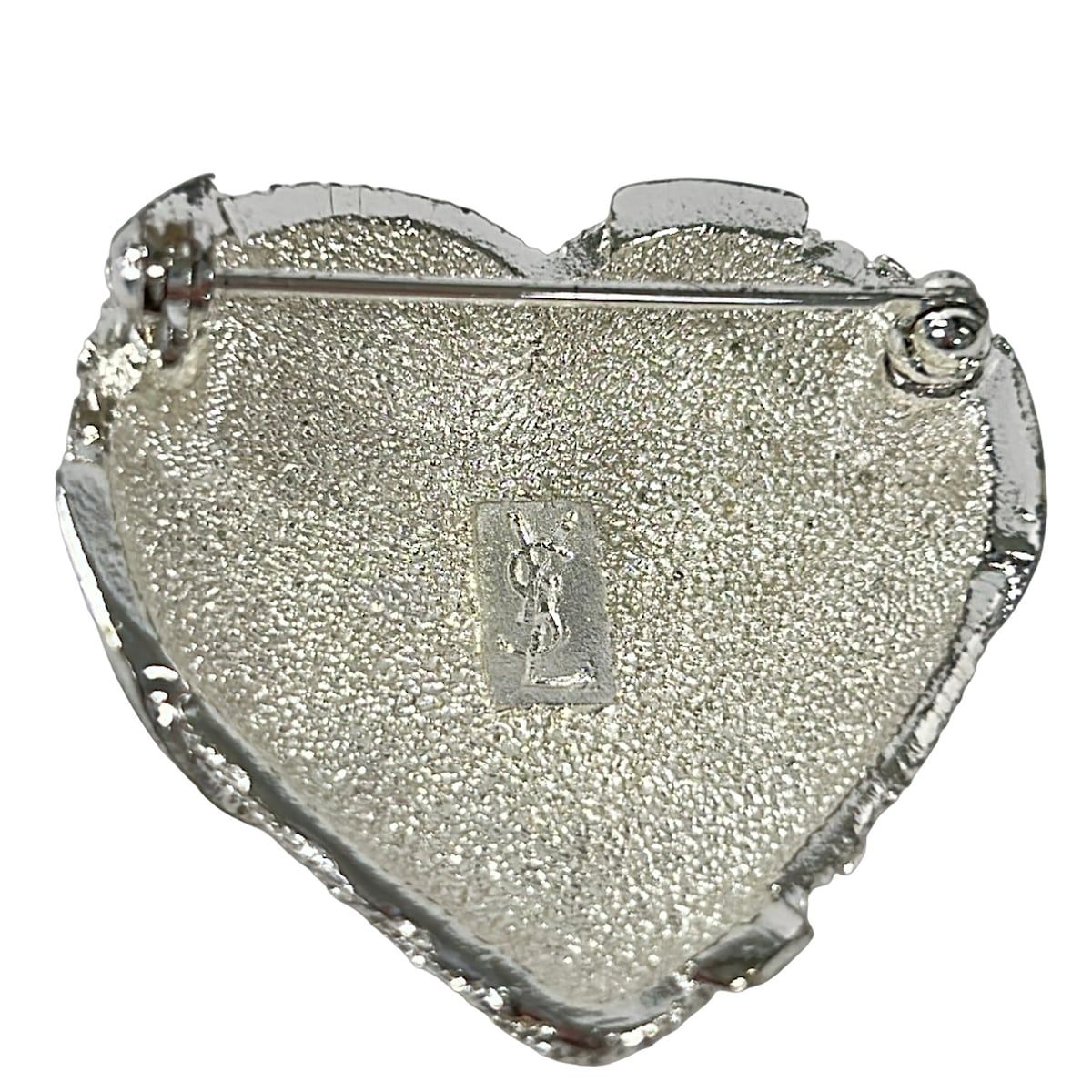Saint Laurent Yves Brooch Silver — view 3