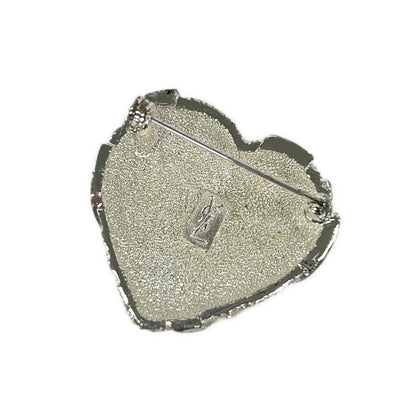 Saint Laurent Yves Brooch Silver — view 2