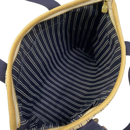 Louis Vuitton Tote Antigua Cabas MM White Blue — view 7