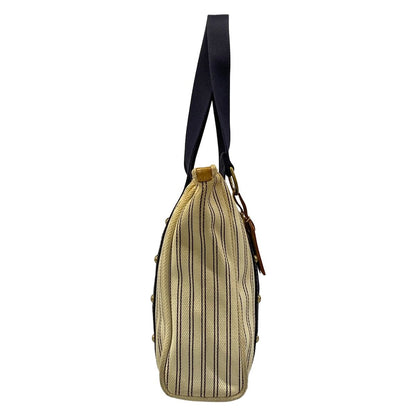Louis Vuitton Tote Antigua Cabas MM White Blue — view 2