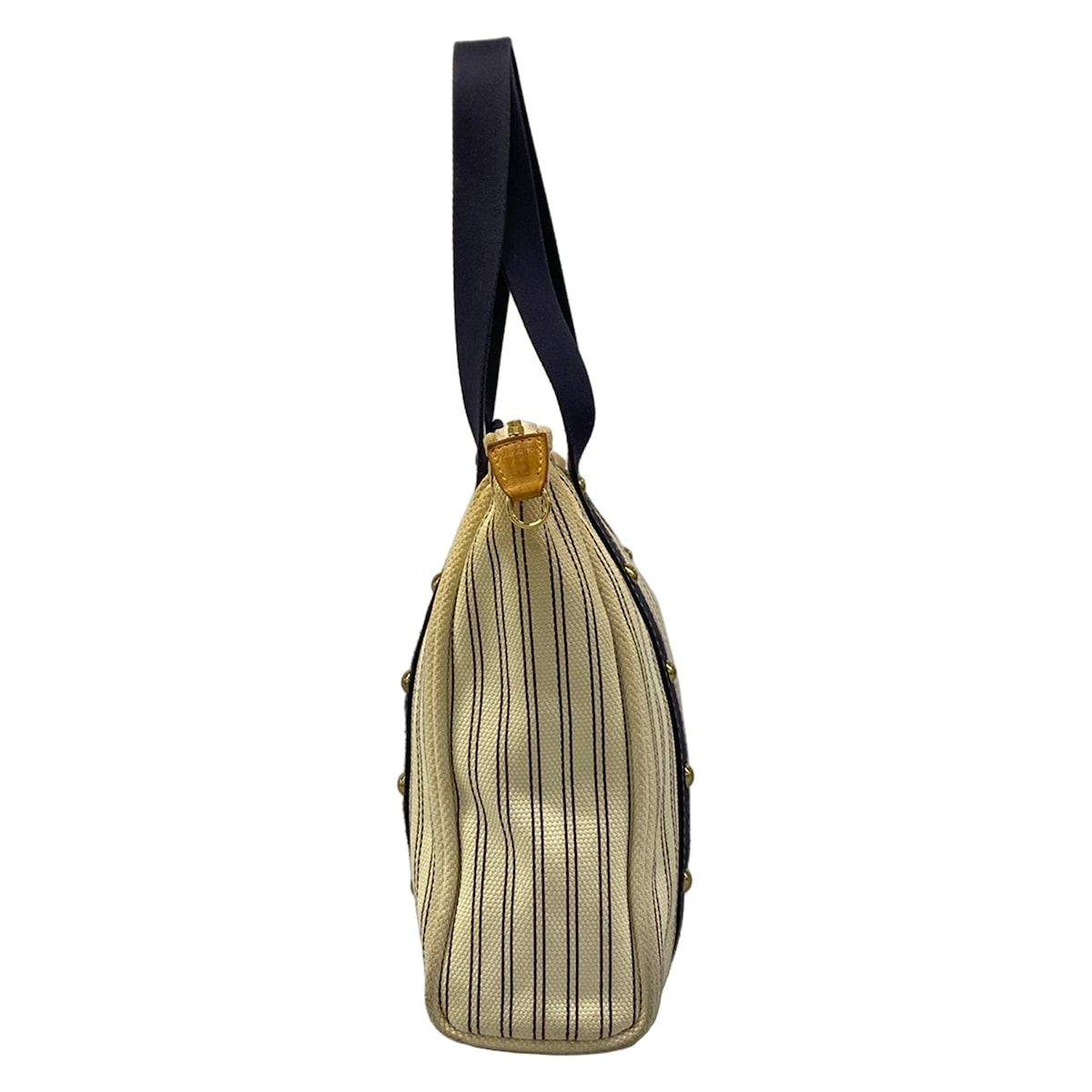 Louis Vuitton Tote Antigua Cabas MM White Blue — view 4