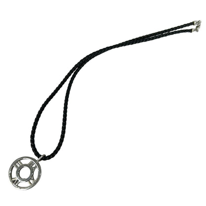 Tiffany & Co Choker Atlas Open Leather Silver Necklace — view 2