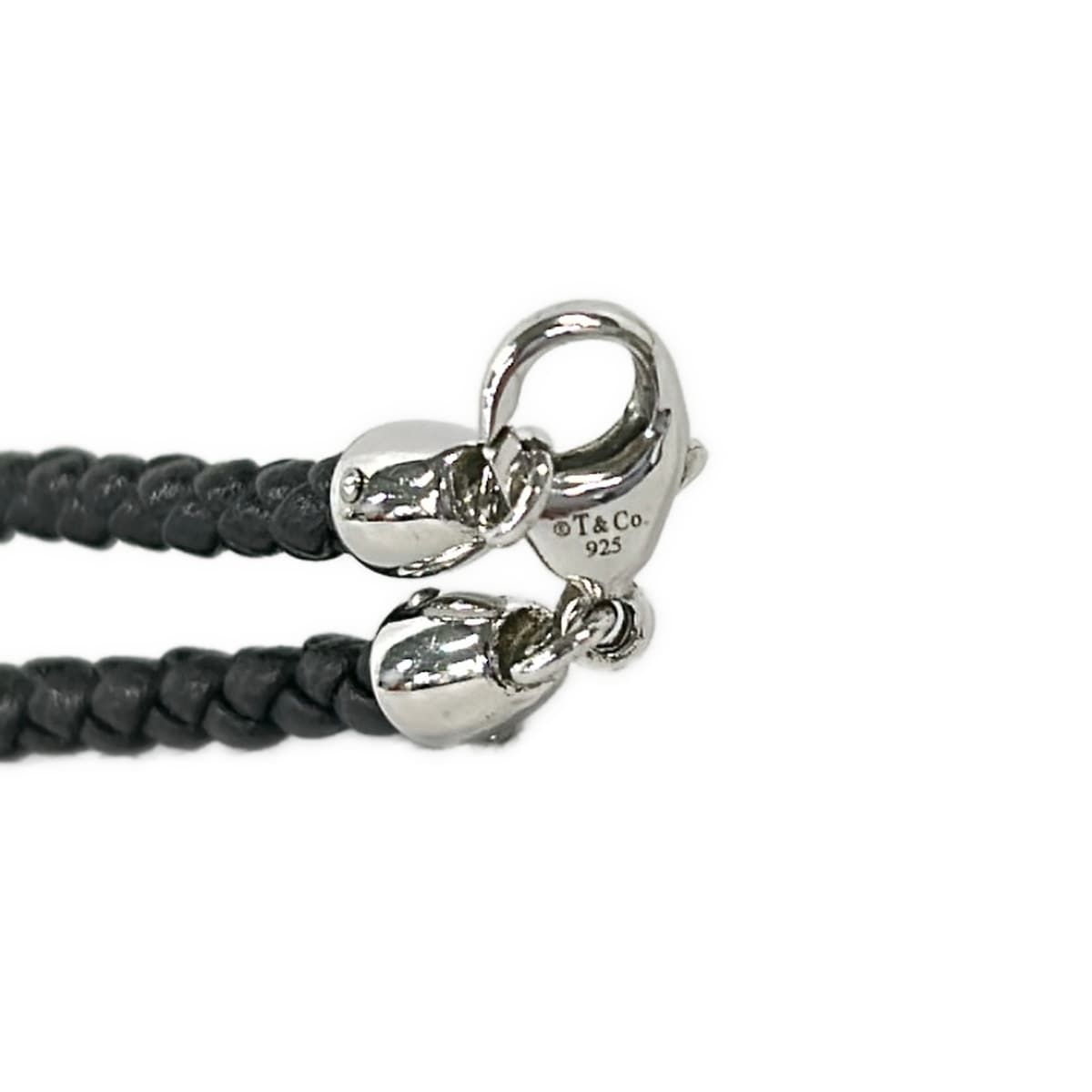Tiffany & Co Choker Atlas Open Leather Silver Necklace — view 4
