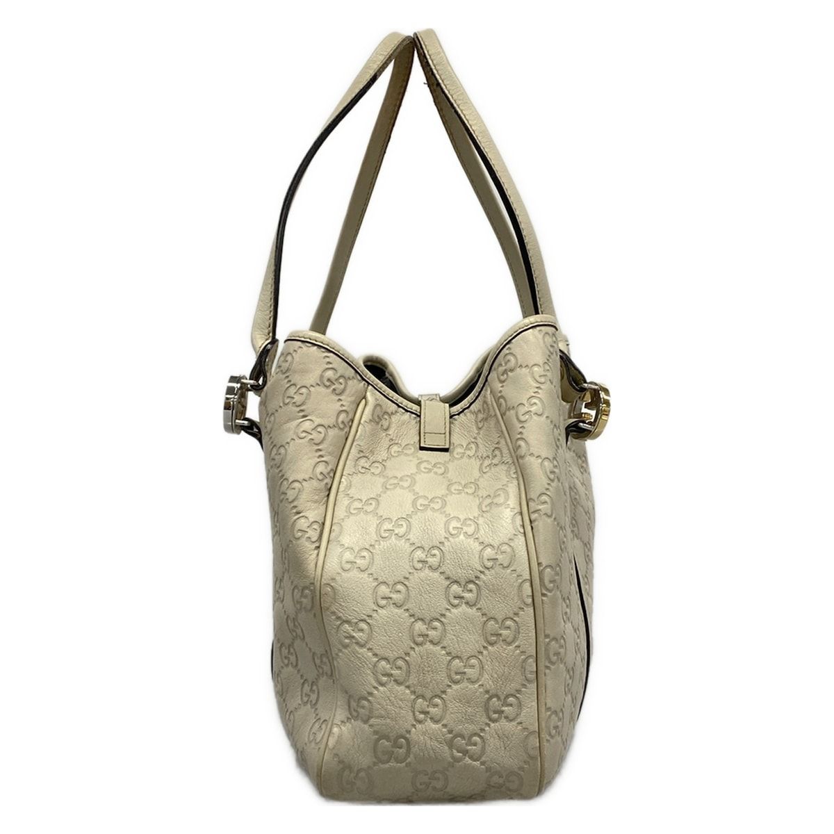 Gucci Tote GG Twins Ivory Leather — view 2