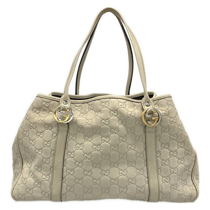 Gucci Tote GG Twins Ivory Leather — view 3