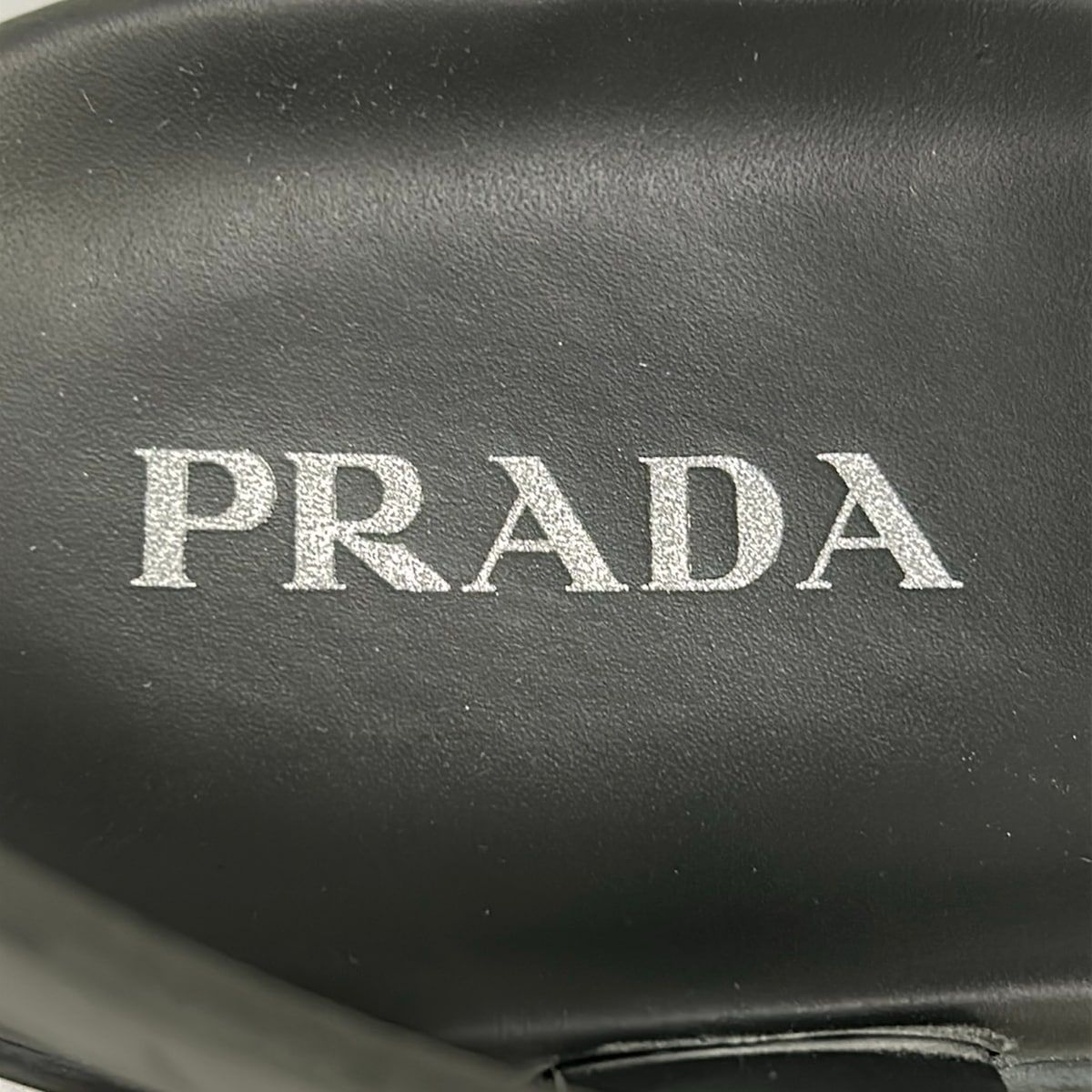 Prada Sandals 10 Fisherman Black Triangle Logo — view 9