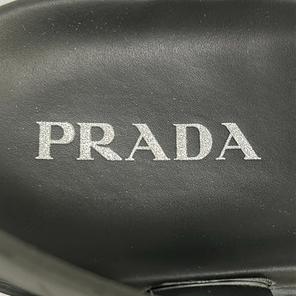 Prada Sandals 10 Fisherman Black Triangle Logo — view 9