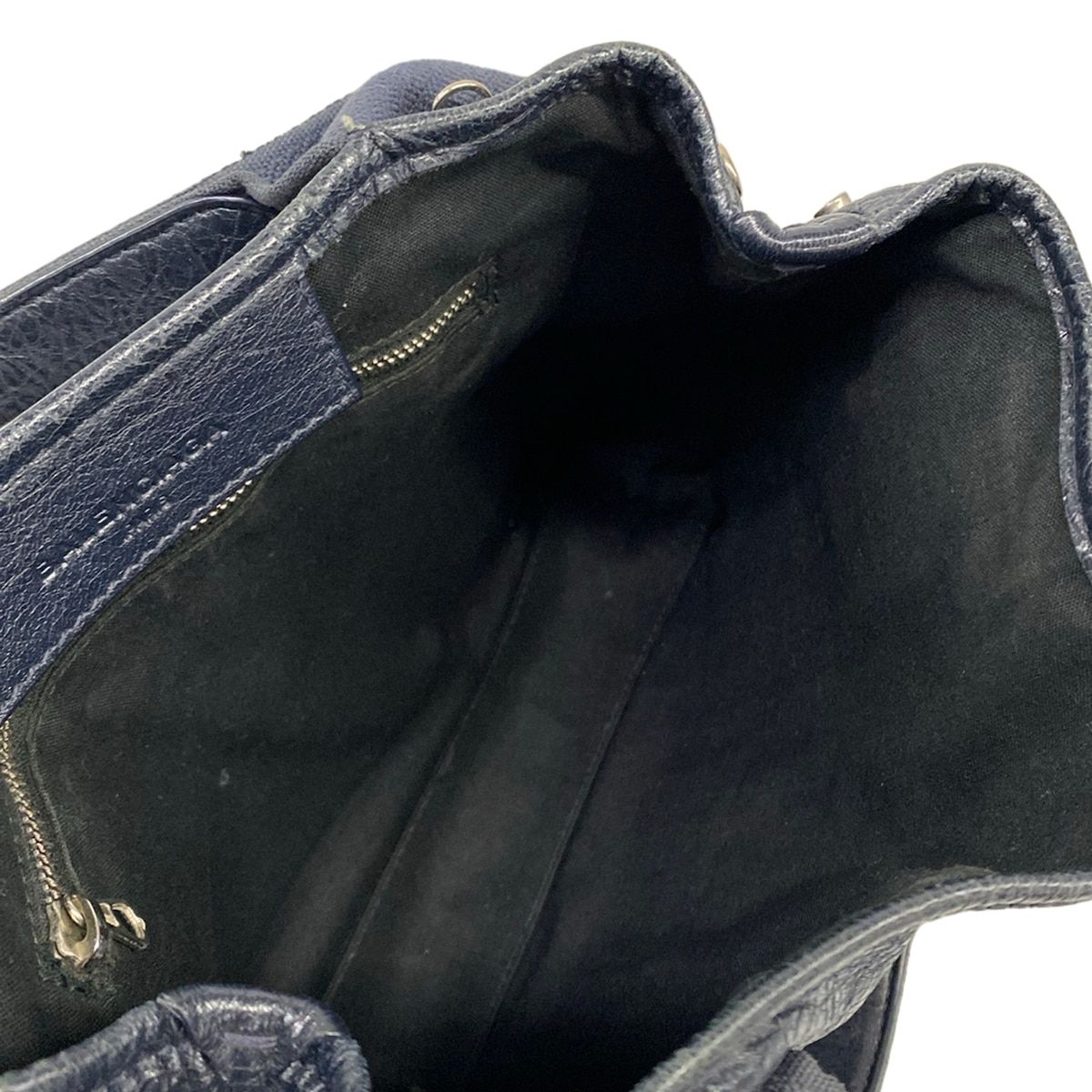 Balenciaga Tote Navy Cabas XS Dark Leather — view 7