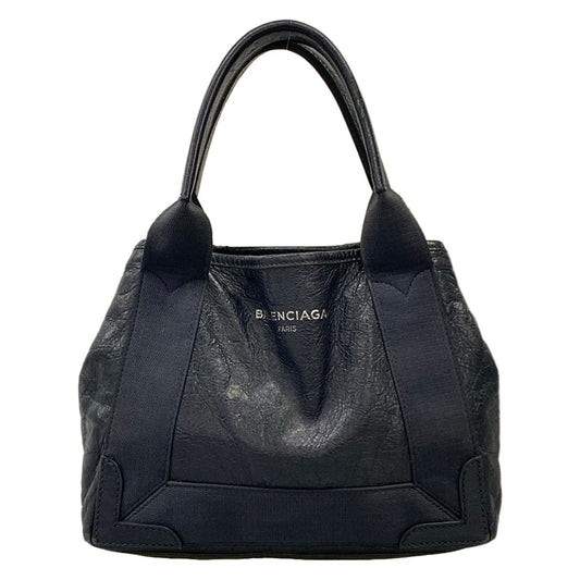 Balenciaga Tote Navy Cabas XS Dark Leather