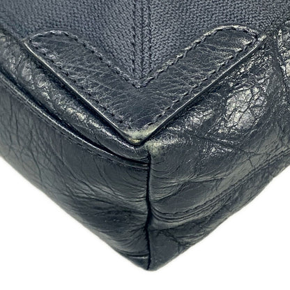 Balenciaga Tote Navy Cabas XS Dark Leather — view 6