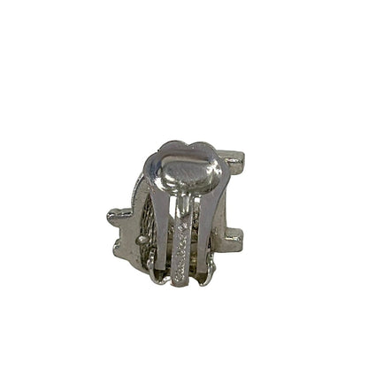 Dior Earrings Silver Clear — view 2