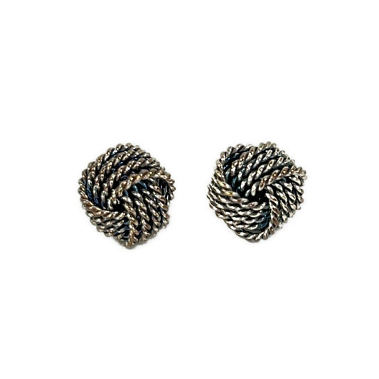 Tiffany & Co Earrings Twist Knot Silver