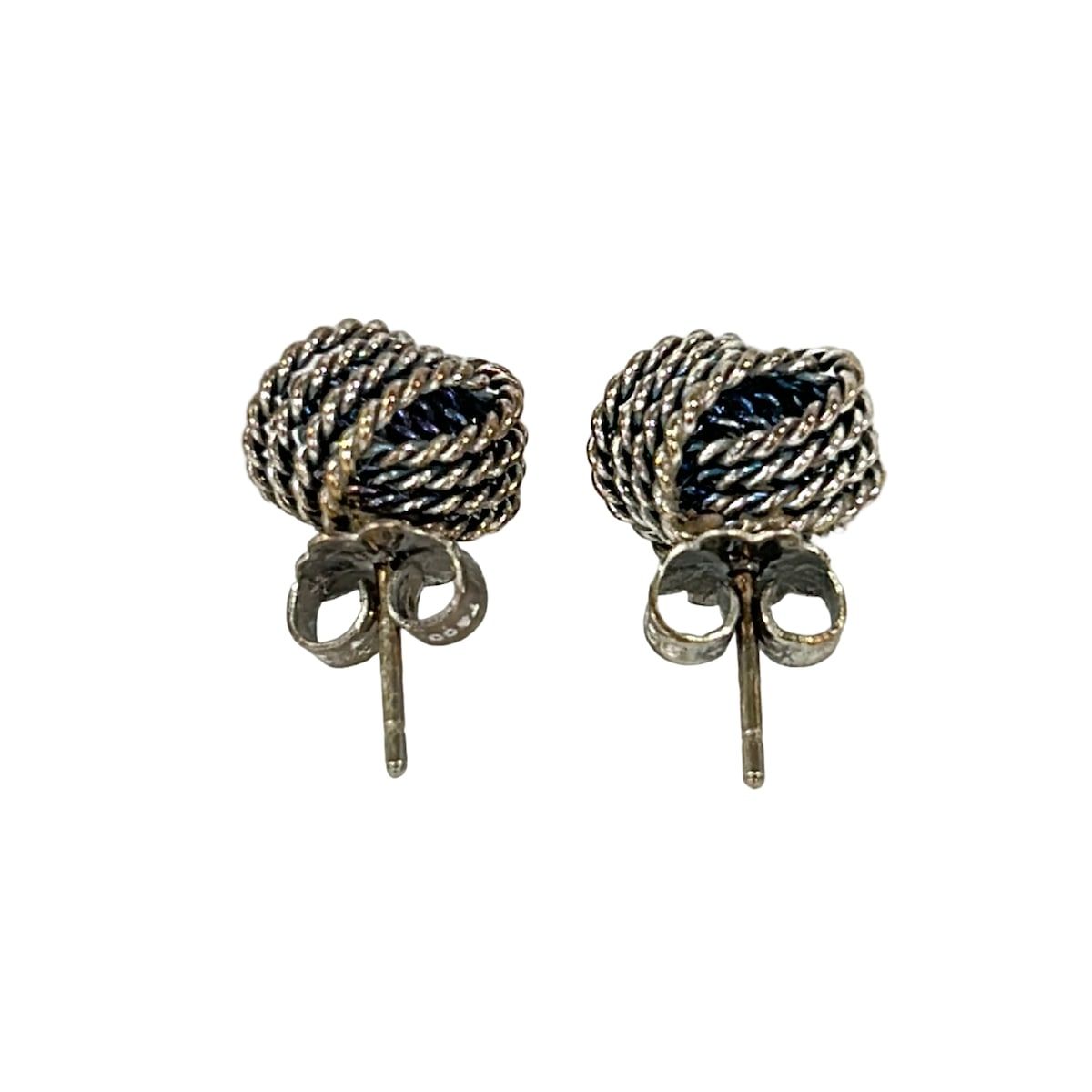 Tiffany & Co Earrings Twist Knot Silver — view 2