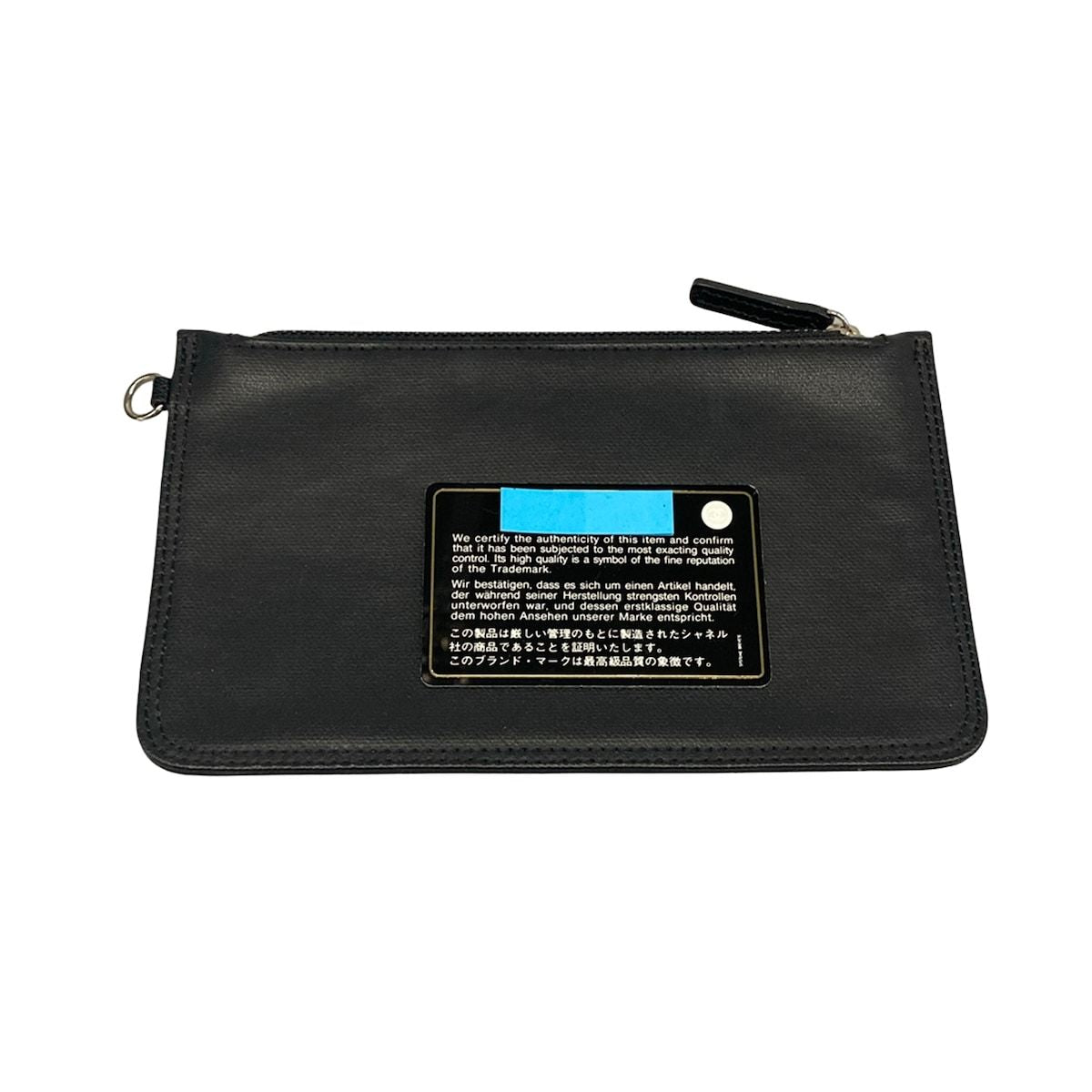 Chanel Tote Paris Biarritz GM Black Silver Leather — view 8