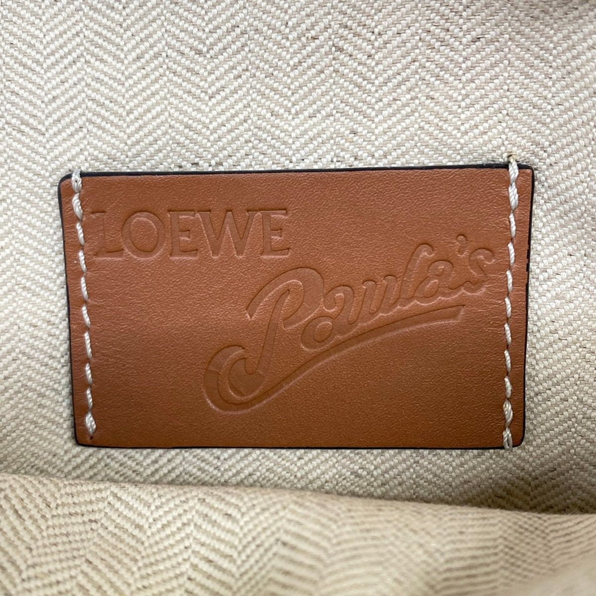 Loewe Waist Pouch Paula Belt Bag White Orange Multi Paula's Ibiza Collection — view 9
