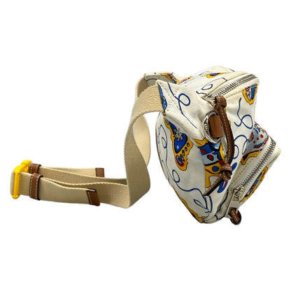 Loewe Waist Pouch Paula Belt Bag White Orange Multi Paula's Ibiza Collection — view 2