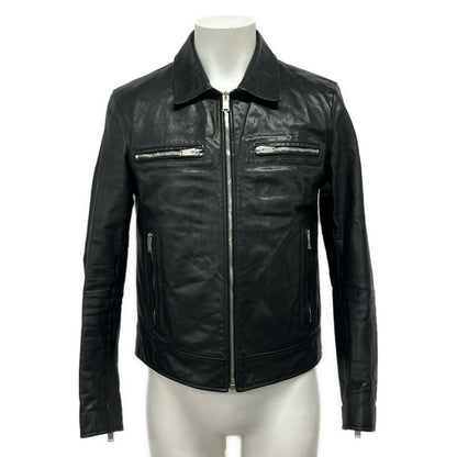Saint Laurent Paris Rider's Jacket 48 XL Black Cowhide