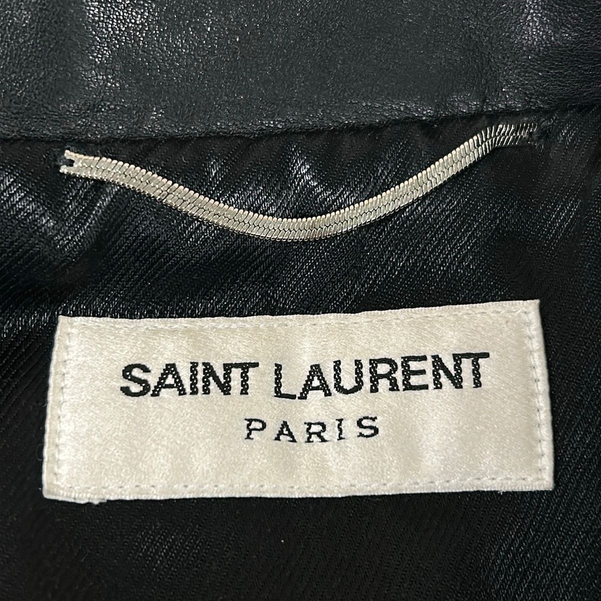 Saint Laurent Paris Rider's Jacket 48 XL Black Cowhide — view 3