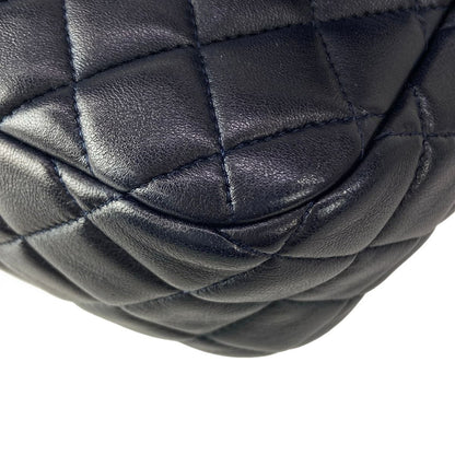 Chanel Backpack Quilted Dark Navy Chain Shoulder Gold Lambskin — view 6