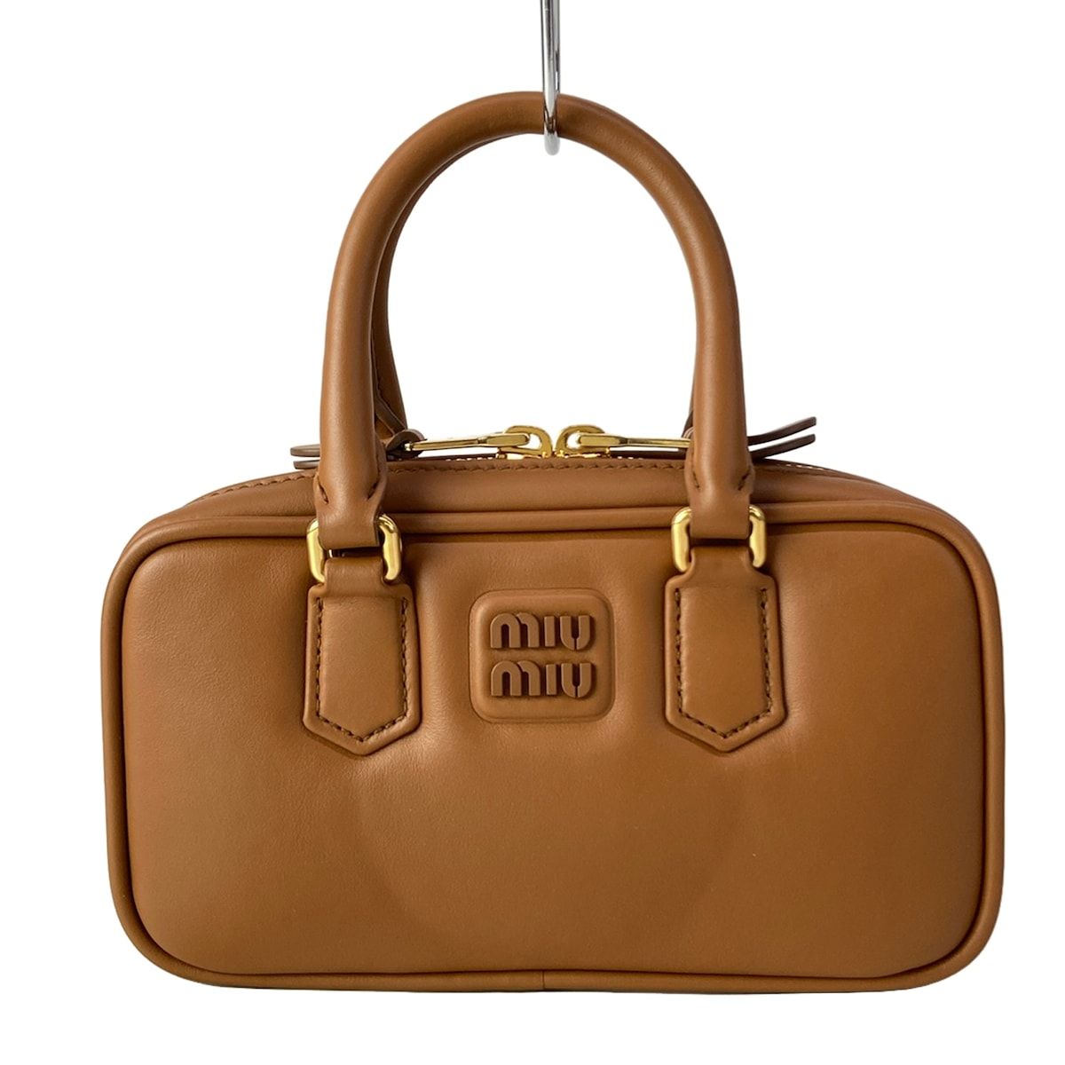 Miu Miu Handbag Arcadi Brown Leather