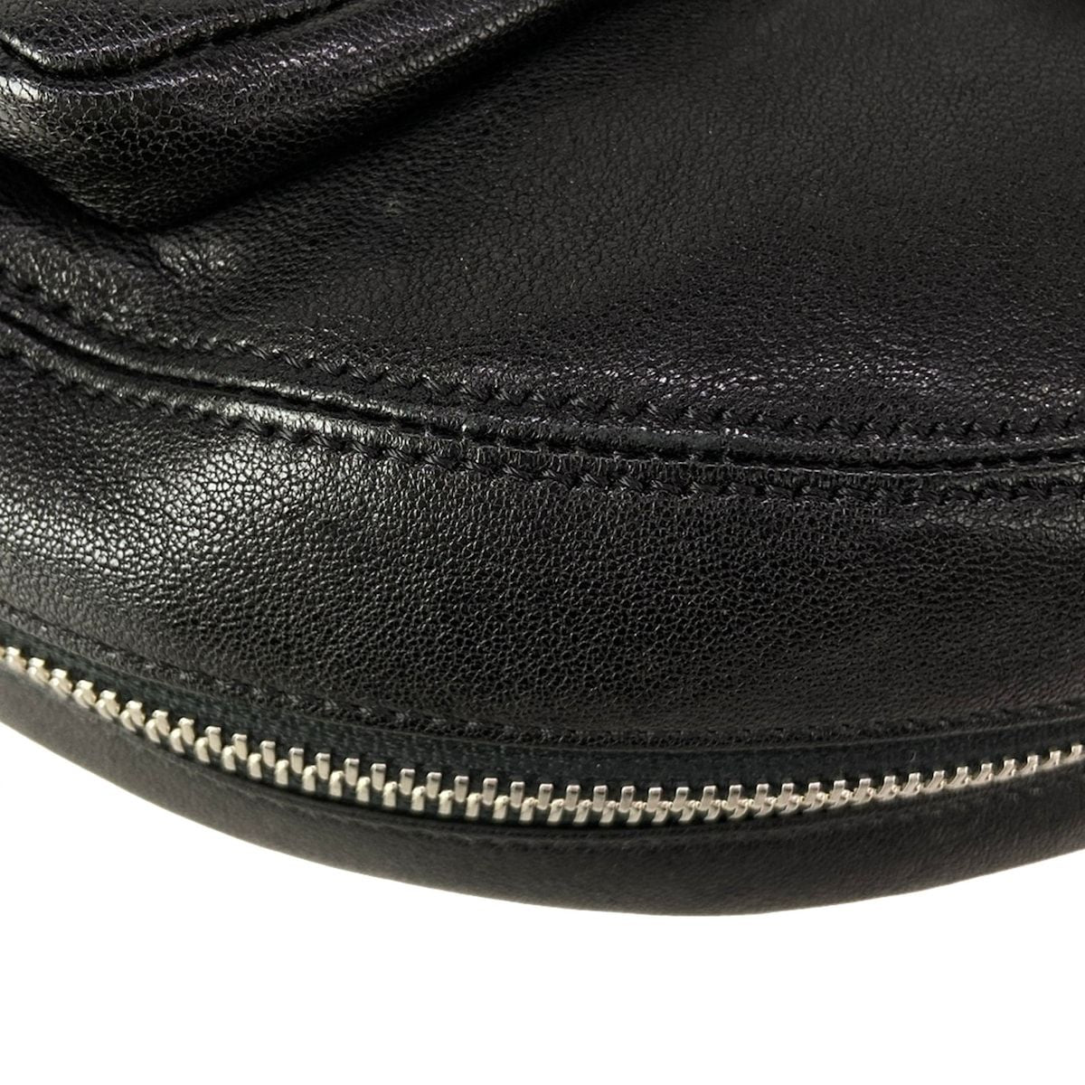 Celine Shoulder Bag Black Multi Pocket Leather — view 7