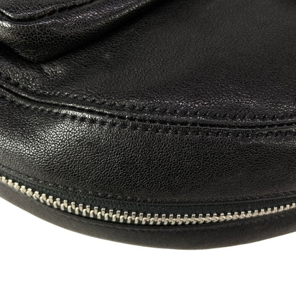 Celine Shoulder Bag Black Multi Pocket Leather — view 7