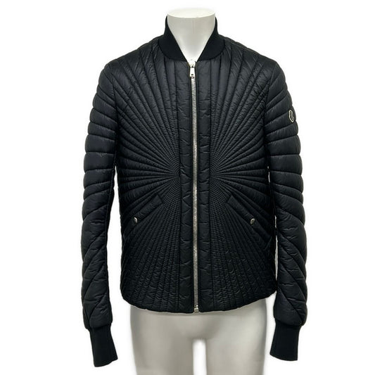 Moncler Down Jacket 00 XS Angle Giubbotto Bomber Black