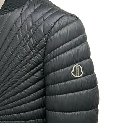 Moncler Down Jacket 00 XS Angle Giubbotto Bomber Black — view 7
