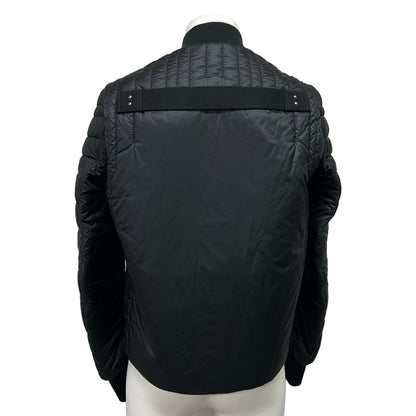 Moncler Down Jacket 00 XS Angle Giubbotto Bomber Black — view 2