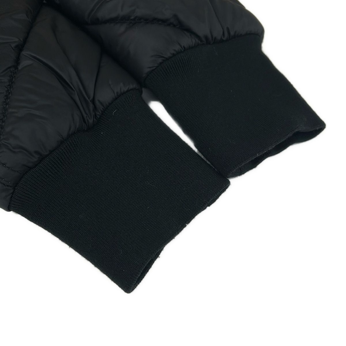 Moncler Down Jacket 00 XS Angle Giubbotto Bomber Black — view 8