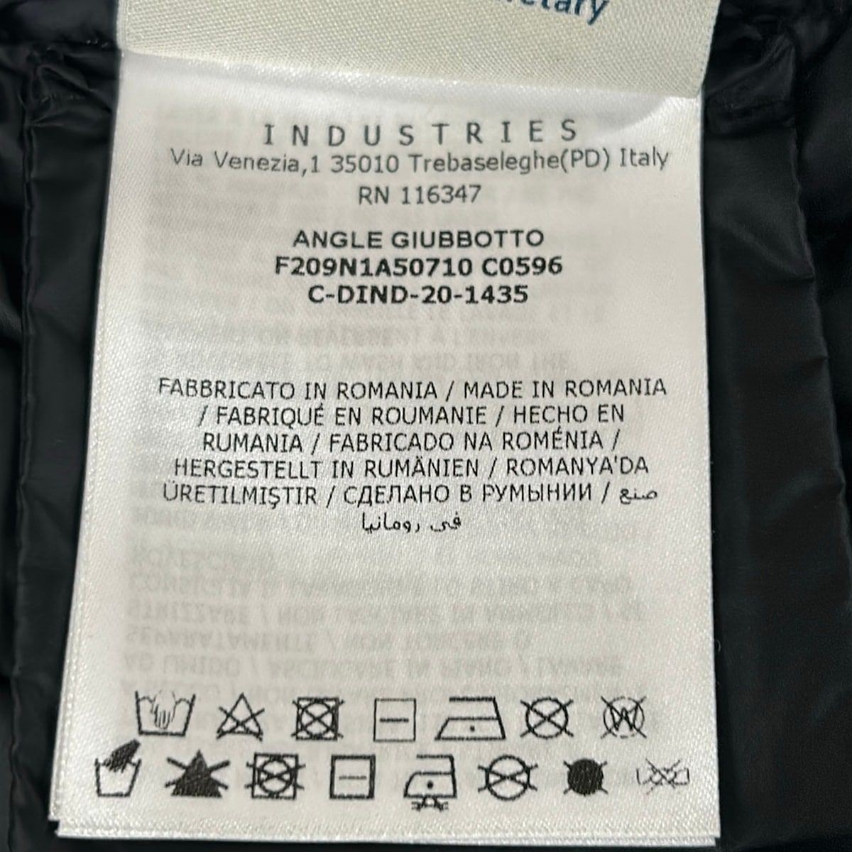 Moncler Down Jacket 00 XS Angle Giubbotto Bomber Black — view 4