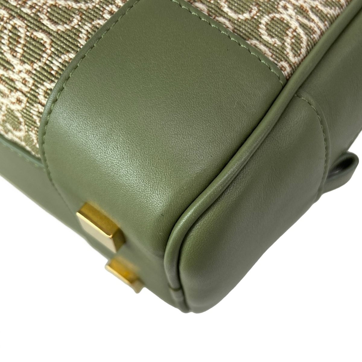 Loewe Handbag Amazona 23 Khaki Ivory Leather — view 8