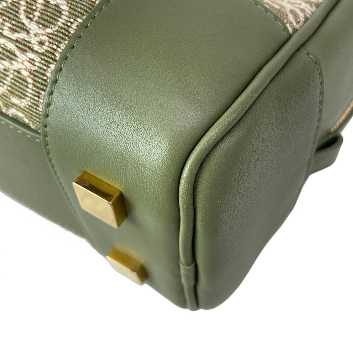 Loewe Handbag Amazona 23 Khaki Ivory Leather — view 6