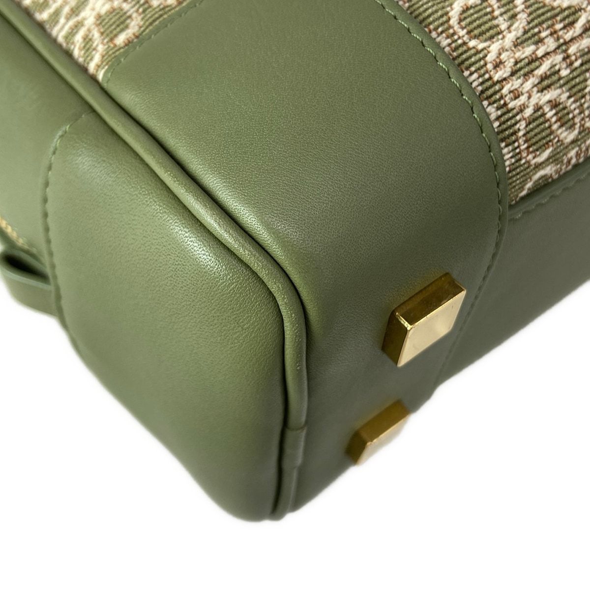 Loewe Handbag Amazona 23 Khaki Ivory Leather — view 7