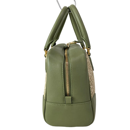 Loewe Handbag Amazona 23 Khaki Ivory Leather — view 2