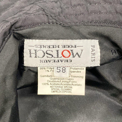 Hermes Motsch Hat 58 Black — view 7