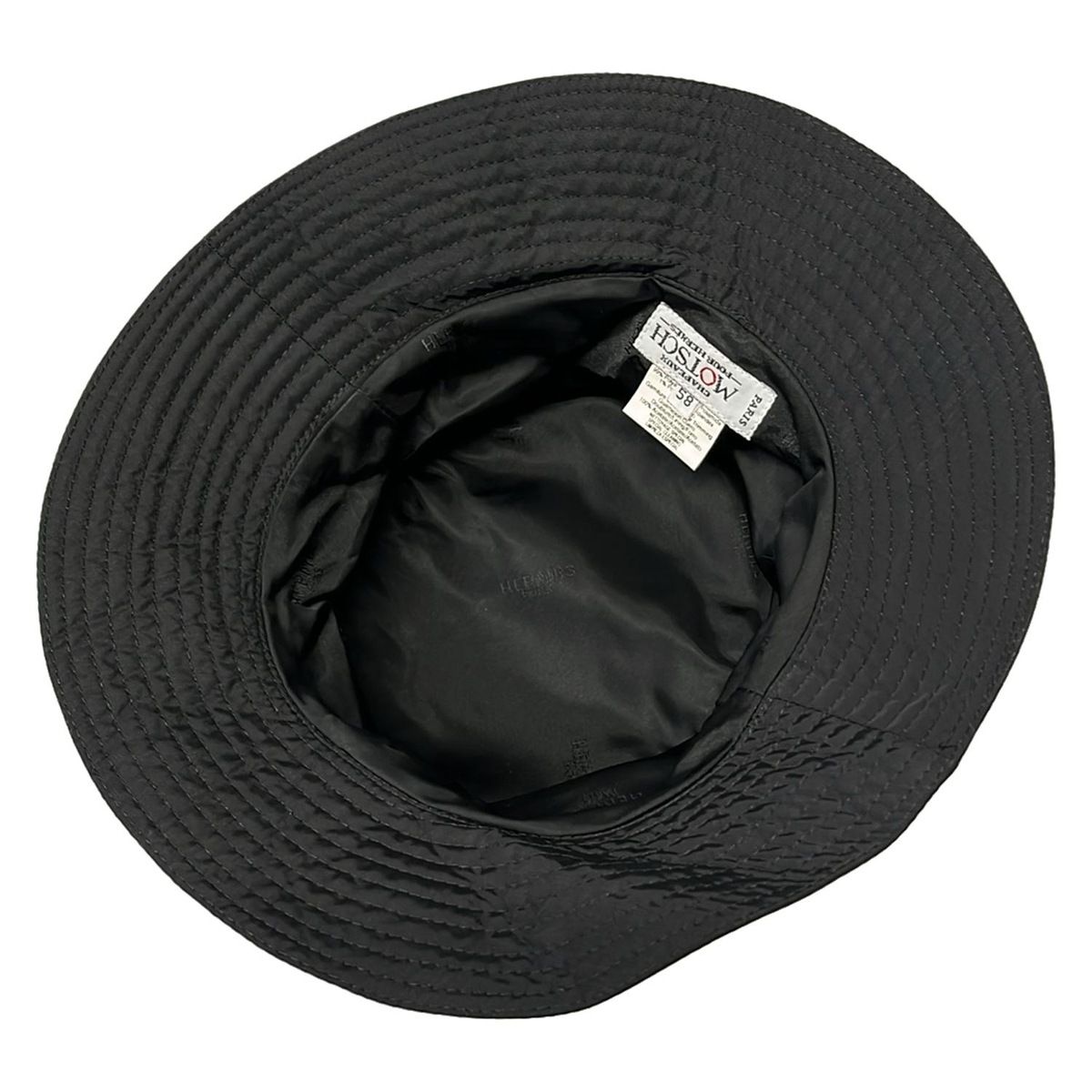 Hermes Motsch Hat 58 Black — view 4