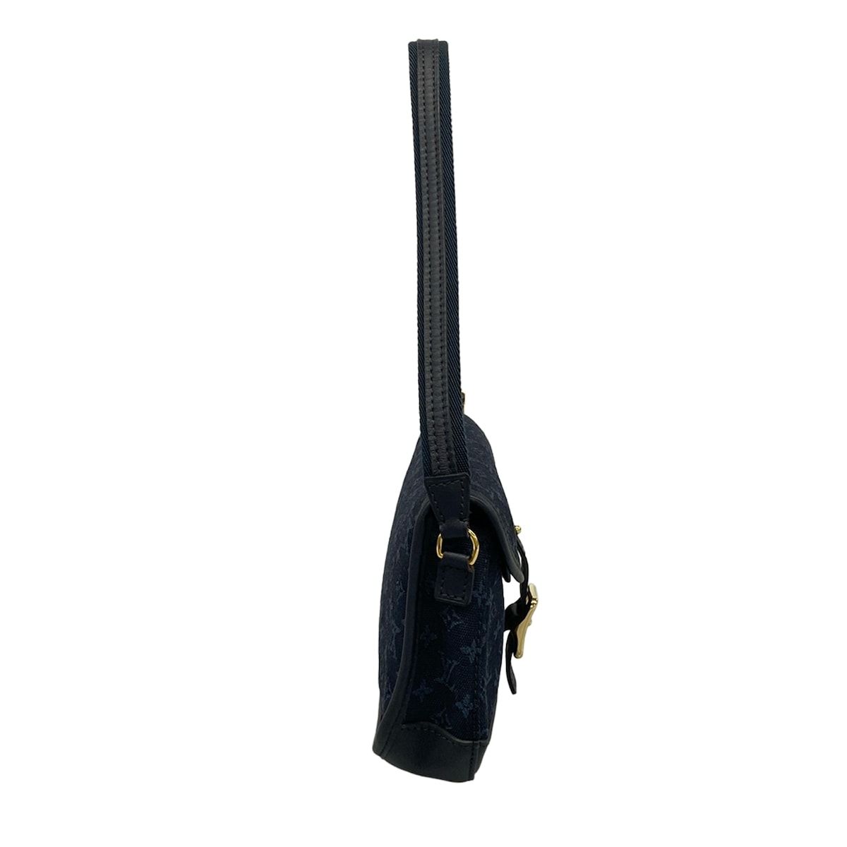 Louis Vuitton Shoulder Bag Monogram Mini Marjoli Blue Leather — view 2